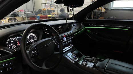 G90 엠비언트, 고급차량이면 이정도 엠비언트 광량은 나와야지!