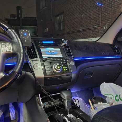 현대 베라크루즈 아크릴 엠비언트 식빵등 실내등 차박 아이템 시공 / 광진구, 성수, 송파, 동대문