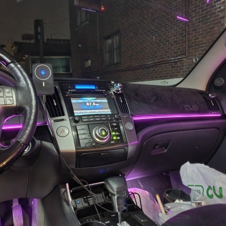 현대 베라크루즈 아크릴 엠비언트 식빵등 실내등 차박 아이템 시공 / 광진구, 성수, 송파, 동대문