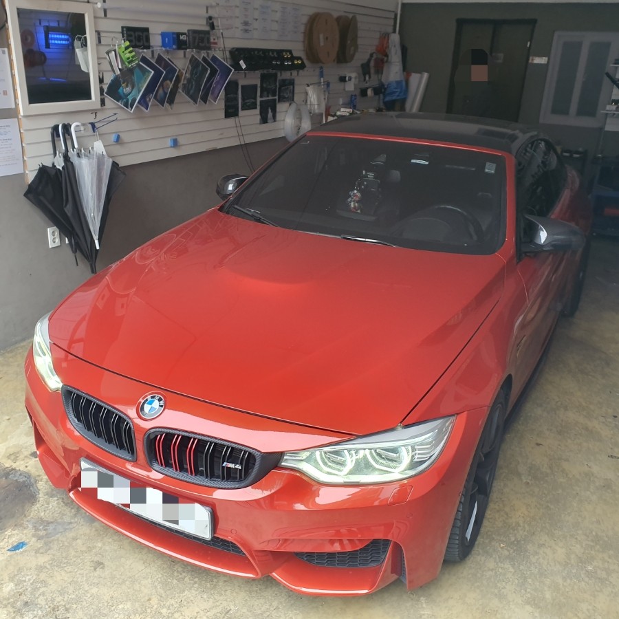 서울 / 오픈카의 현실... 머리날림 해결! 디자인, 실용성, 가성비를 한번에! BMW F83 M4 컨버터블 윈드 디플렉터, 아크릴 조명 바람막이 시공. / 광진구, 성수, 송파, 동대문 / 광진.성동.동대문.중랑
