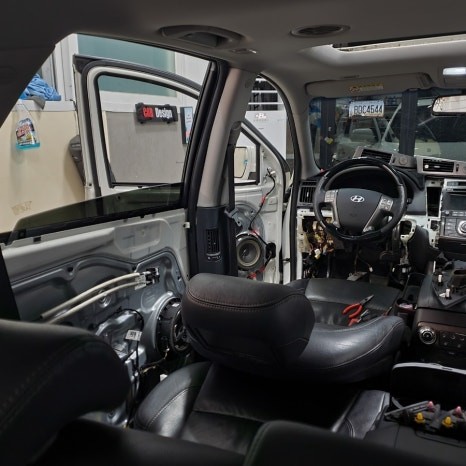 현대 베라크루즈 아크릴 엠비언트 식빵등 실내등 차박 아이템 시공 / 광진구, 성수, 송파, 동대문