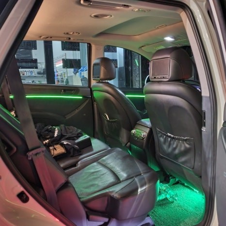 현대 베라크루즈 아크릴 엠비언트 식빵등 실내등 차박 아이템 시공 / 광진구, 성수, 송파, 동대문