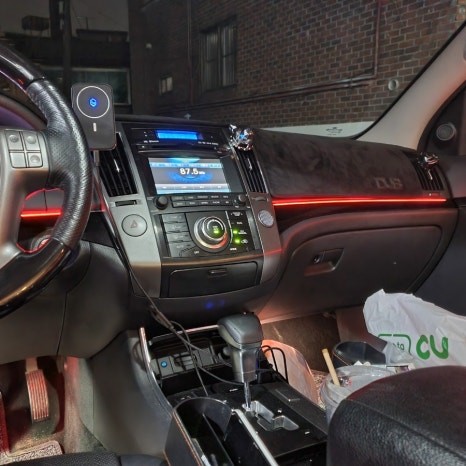 현대 베라크루즈 아크릴 엠비언트 식빵등 실내등 차박 아이템 시공 / 광진구, 성수, 송파, 동대문