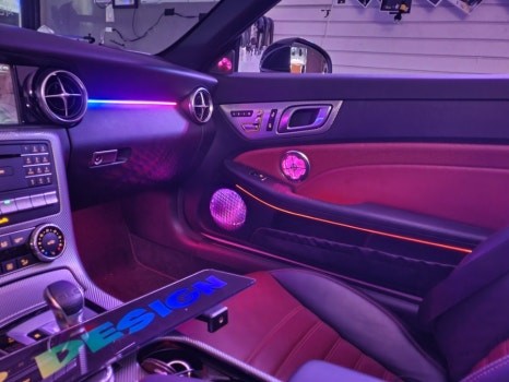 벤츠 SLC 43 AMG R172 엠비언트 시공