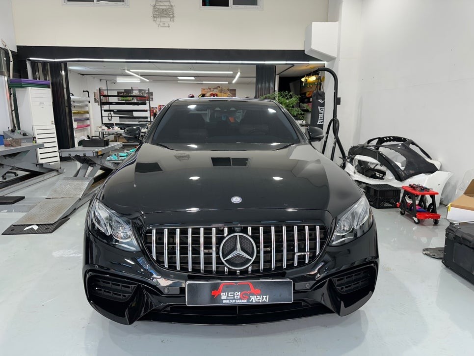 <부천 빌드업 게러지 벤츠E클래스 넥스가드NX카본열차단 반사필름 전체썬팅 과정> / 경기 부천
