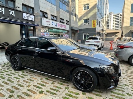 <부천 빌드업 게러지 벤츠E클래스 넥스가드NX카본열차단 반사필름 전체썬팅 과정> / 경기 부천