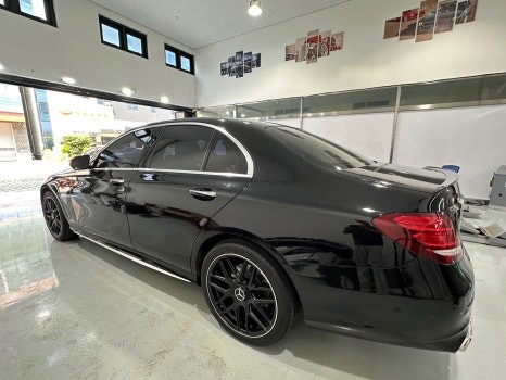 <부천 빌드업 게러지 벤츠E클래스 넥스가드NX카본열차단 반사필름 전체썬팅 과정> / 경기 부천