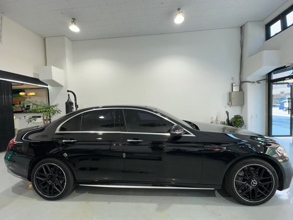 <부천 빌드업 게러지 벤츠E클래스 넥스가드NX카본열차단 반사필름 전체썬팅 과정> / 경기 부천