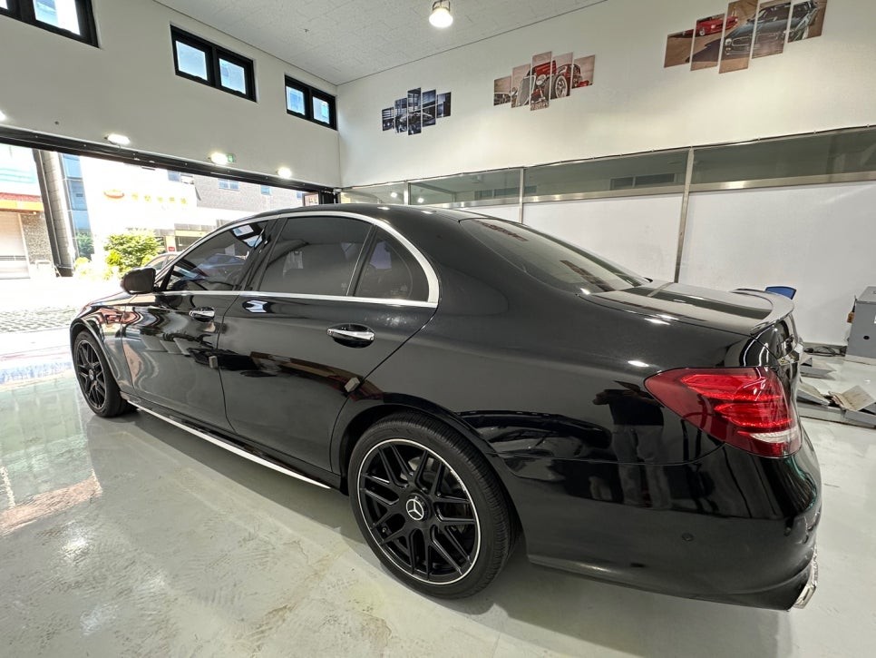 <부천 빌드업 게러지 벤츠E클래스 넥스가드NX카본열차단 반사필름 전체썬팅 과정> / 경기 부천