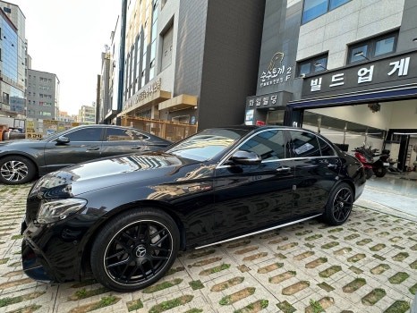 <부천 빌드업 게러지 벤츠E클래스 넥스가드NX카본열차단 반사필름 전체썬팅 과정> / 경기 부천