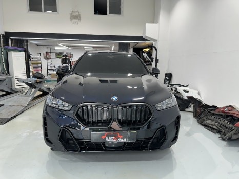 부천 중동 랩핑 튜닝 BMW X6 신차 썬팅 그릴랩핑 패키지 잘하는곳 / 경기 부천