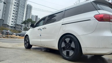 올뉴카니발 차량 디올뉴 싼타페 MX5 18인치순정휠타이어 신품급 제품 장착후기 / 시흥시 대야동