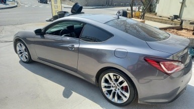 구형 제네시스쿠페 젠쿱 차량 신형 제네시스쿠페 19인치순정휠 장착후기 / 시흥시 대야동