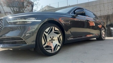 G90 차량 G90 RS4 신형 롱베이스 리무진 20인치순정휠 금호타이어 마제스티9 TA91 245 40 20 / 275 35 20 새제품 장착후기 / 시흥시 대야동