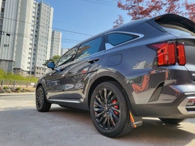 쏘렌토 MQ4 차량 더뉴팰리세이드 블랙잉크 20인치순정휠 한국타이어 HPX 245 50 20 / 2455020 새제품 장착후기 / 시흥시 대야동