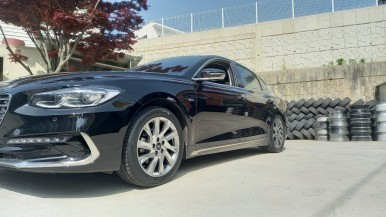 그랜져IG 하이브리드 차량 더뉴그랜져IG 캘리그라피 18인치순정휠 한국타이어 라우펜 245 45 18 / 2454518 새제품 장착후기 / 시흥시 대야동