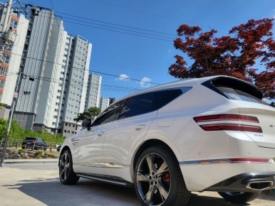 제네시스 GV80 차량 22인치순정휠 금호타이어 크루젠 HP71 265 40 22 / 2654022 새타이어 장착후기 / 시흥시 대야동