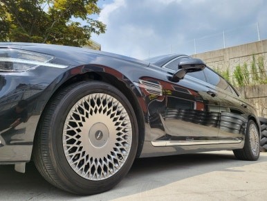 제네시스 G90 차량 불판휠 떡판휠 19인치순정휠 장착후기 / 시흥시 대야동