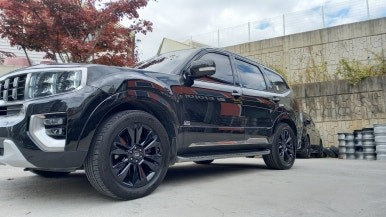 모하비 더마스터 차량 20인치순정휠 유광블랙 분체도장 휠수리 휠도색 휠복원 작업후기 / 시흥시 대야동