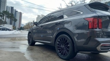 쏘렌토 MQ4 차량 디올뉴 그랜져 GN7 블랙잉크 20인치순정휠 한국타이어 라우펜 245 50 20 / 2455020 장착후기 / 시흥시 대야동