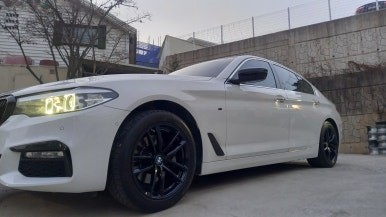 BMW G30 5시리즈 662M 18인치순정휠 유광블랙 분체도장휠 장착후기 / 시흥시 대야동