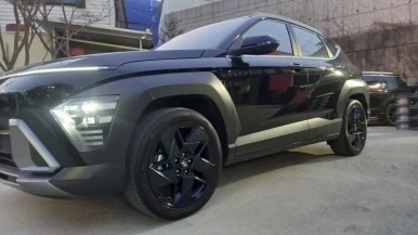 디올뉴 코나 차량 유광블랙 분체도장 19인치순정휠 장착후기 / 시흥시 대야동