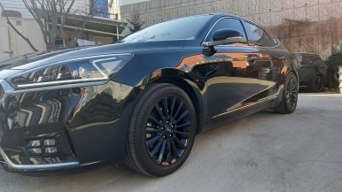 올뉴K7 차량 유광블랙 분체도장휠 18인치순정휠타이어 장착후기 / 시흥시 대야동