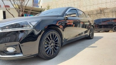 올뉴K7 차량 유광블랙 분체도장휠 18인치순정휠타이어 장착후기 / 시흥시 대야동