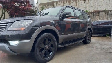 모하비 차량 KV300 유광블랙 분체도장 18인치순정휠 장착후기 / 시흥시 대야동