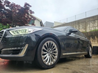 제네시스 EQ900 차량 스퍼터링 19인치순정휠 장착후기 / 시흥시 대야동