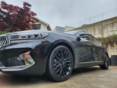 K7프리미어 차량 유광블랙 분체도장 19인치순정휠 장착후기 / 시흥시 대야동