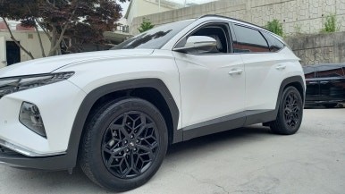 투싼 NX4 N라인 19인치순정휠 유광블랙 분체도장 휠도색 후기 / 시흥시 대야동