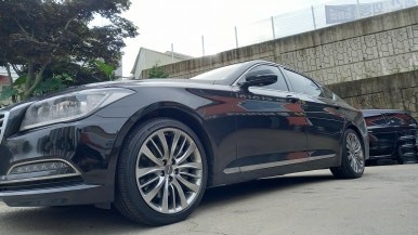 제네시스 DH 차량 DH G80 유광블랙 분체도장휠 19인치순정휠 장착후기 / 시흥시 대야동