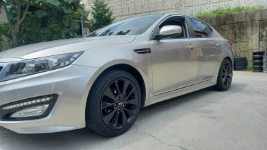 K5 1세대 차량 올뉴K5 18인치순정휠 유광블랙 분체도장휠 장착후기 / 시흥시 대야동