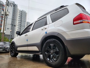 더뉴 모하비 차량 유광블랙 분체도장 18인치순정휠 장착후기 / 시흥시 대야동