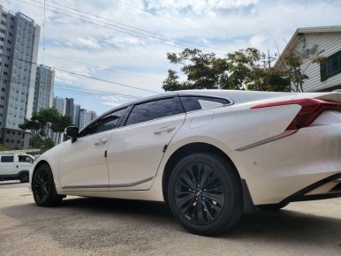 K8 차량 18인치순정휠 유광블랙 분체도장휠 장착후기 / 시흥시 대야동