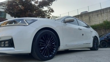 올뉴K7 차량 유광블랙 분체도장휠 19인치순정휠 장착후기 / 시흥시 대야동