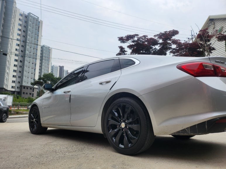 올뉴말리부 차량 유광블랙 분체도장휠 19인치순정휠 장착후기 / 시흥시 대야동