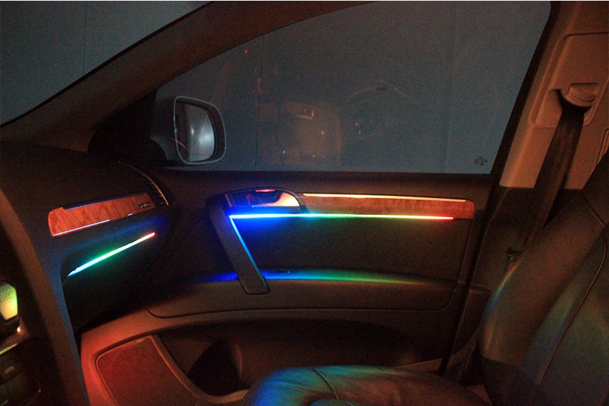 아우디 Q7 코더스 비노출 엠비언트 시공기 / 구리 교문동