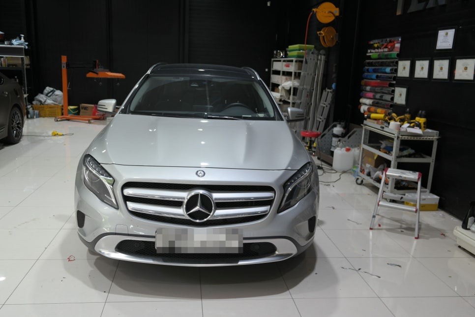 벤츠 GLA 200d 사틴다크그레이 전체랩핑 / 평택랩핑 안성랩핑 오산랩핑 아산랩핑 당진랩핑 천안랩핑 공도랩핑 평택텐토르 텐토르 / 평택시 칠괴동