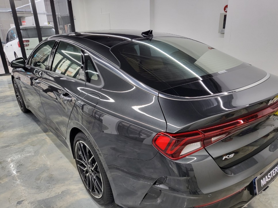 [MASTERPIECE] 기아 K5 DL3 3M 2080 유광 블랙 크롬 죽이기 / 크롬 딜리트 / 블랙팩 랩핑 + 엠블럼 제거 시공 (고양시 덕양구 삼송 원흥 일산) / 고양,일산,김포,파주