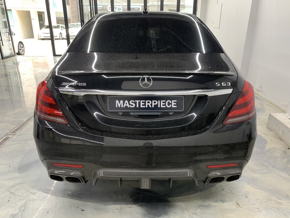 [MASTERPIECE] 벤츠 S클래스 S63 AMG 3M 2080 유광 블랙 크롬죽이기 / 크롬딜리트 / 블랙팩 랩핑 시공 (고양시 덕양구 삼송 원흥 일산)