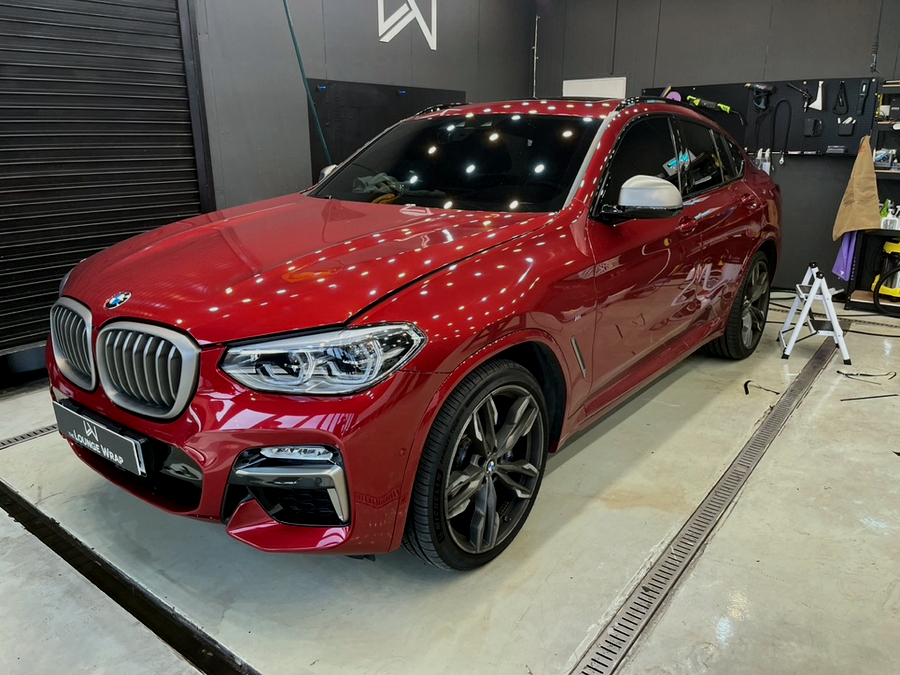 인천 랩핑,인천 루프스킨 BMW X4 M40D 루프스킨 / 인천, 부평, 부천
