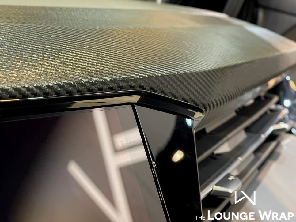 인천 랩핑 /  아우디 Q4 이트론 실내 카본랩핑 시공 / 남동구 남촌동