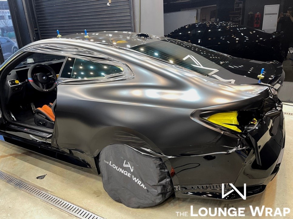 인천 랩핑 / BMW M4 사틴블랙 랩핑