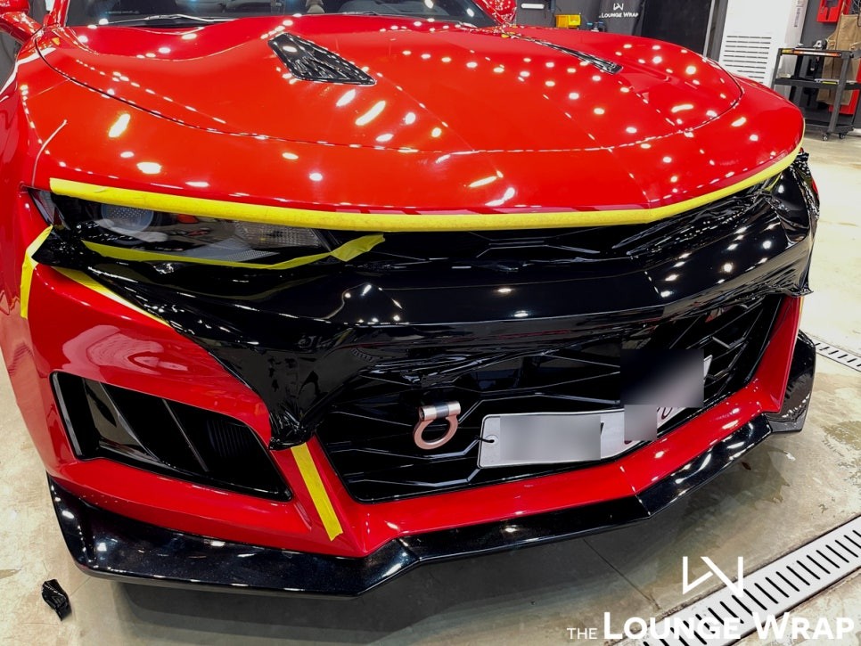 인천 랩핑 / 카마로 포인트 랩핑 / 남동구 남촌동