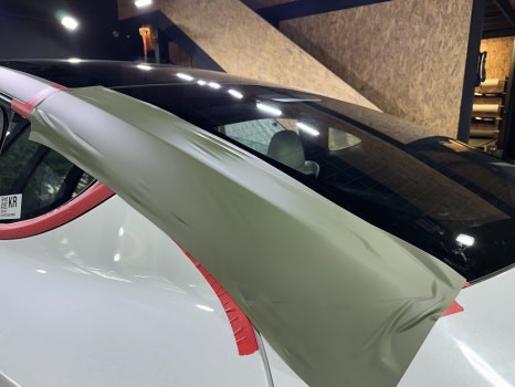 양천구 랩핑, 테슬라 주니퍼에 아미 그린? 말 그대로 국방색 구현. / 영등포구 당산동