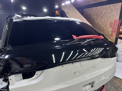 목동 랩핑, 지프 그랜드 체로키의  새로운 시작점. 블랙 유광 전체랩핑. / 영등포구 당산동