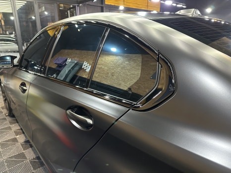 용산 랩핑 M340I 사틴블랙랩핑 감성마력 대폭 상승!