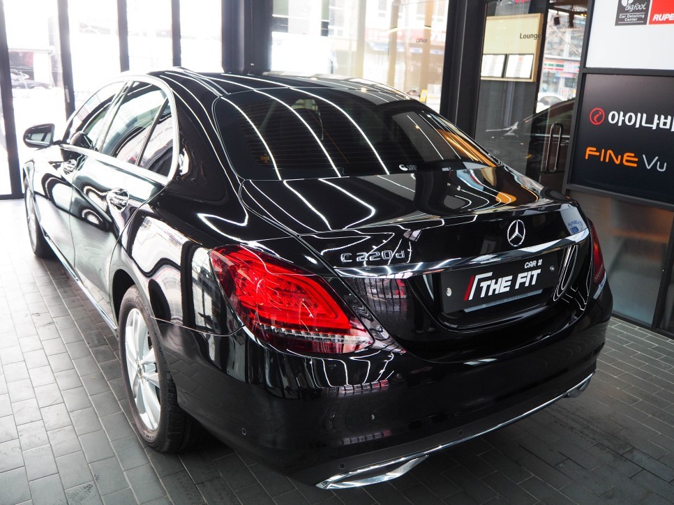 벤츠 C220d, 글라스틴트 할인 받아서 썬팅했어요!